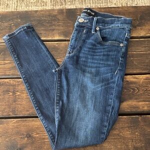 Express Women's Dark Blue Skinny Jeans